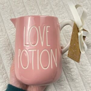 Rae Dunn Pink Love Potion Creamer Small Pitcher